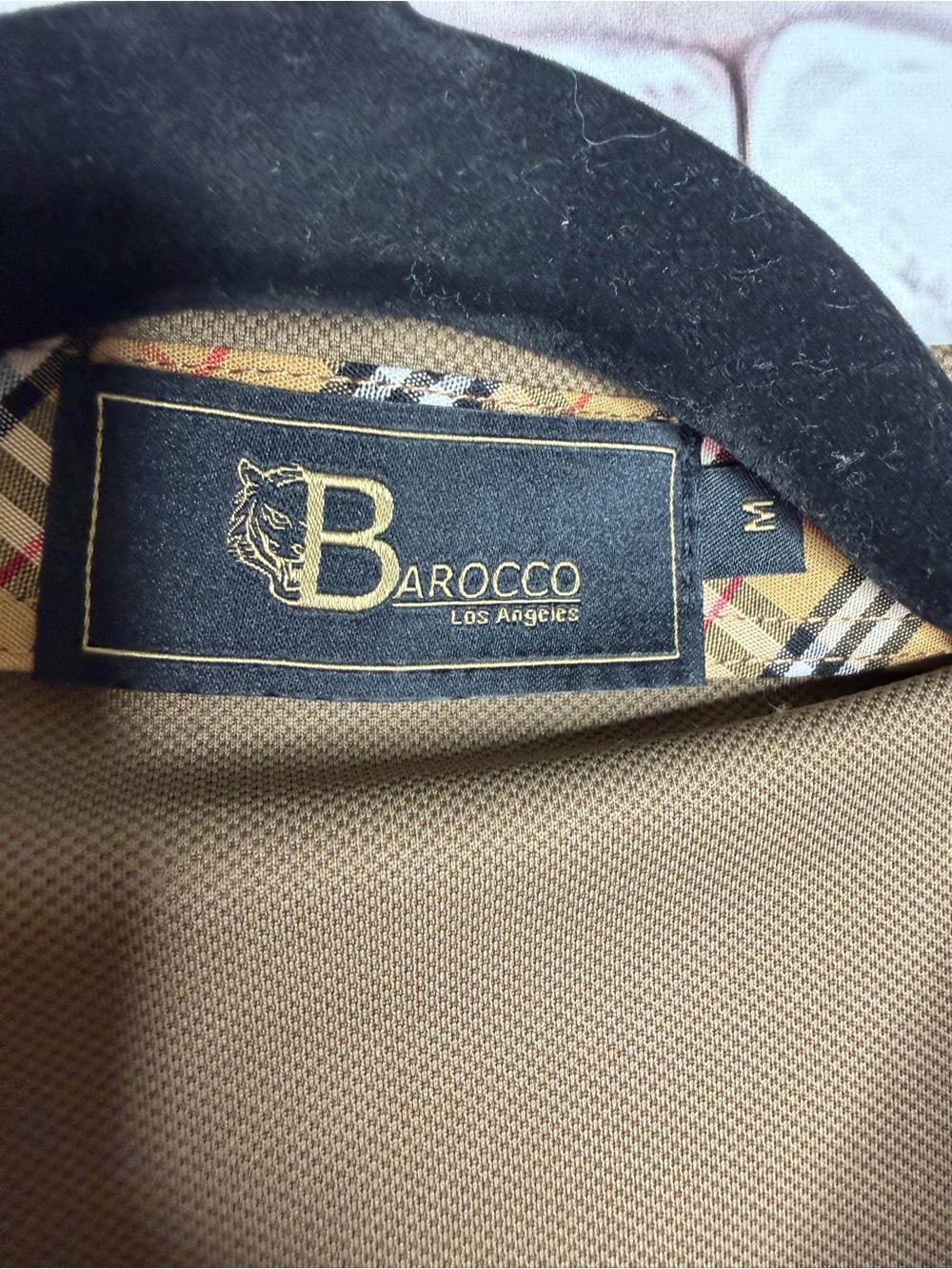 Barocco Los Angeles Men’s Button Front Shirt | Size M | Stretch Performance - Picture 3 of 8